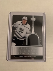 Carl Grundstrom Relic- Rookie Renditions (Trilogy)  