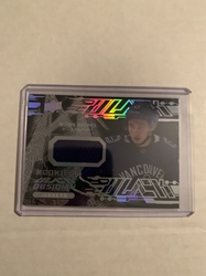 Quinn Hughes Relic- Rookies Black Obsidian (SPx) 